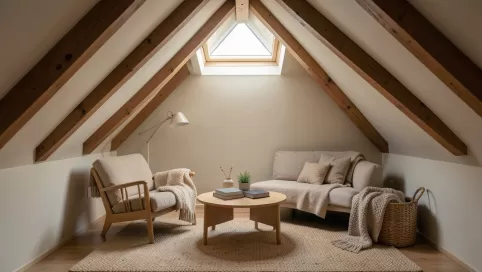nowoczesne poddasze inspiracje