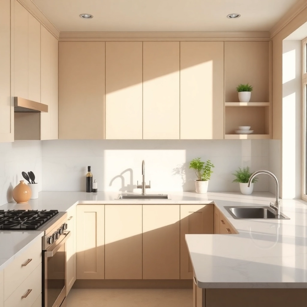 Beżowa Kuchnia Inspiracje