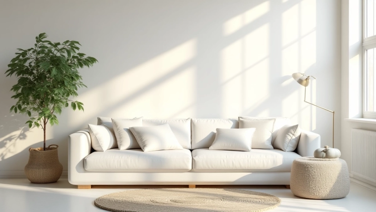 Biały salon jakie dodatki