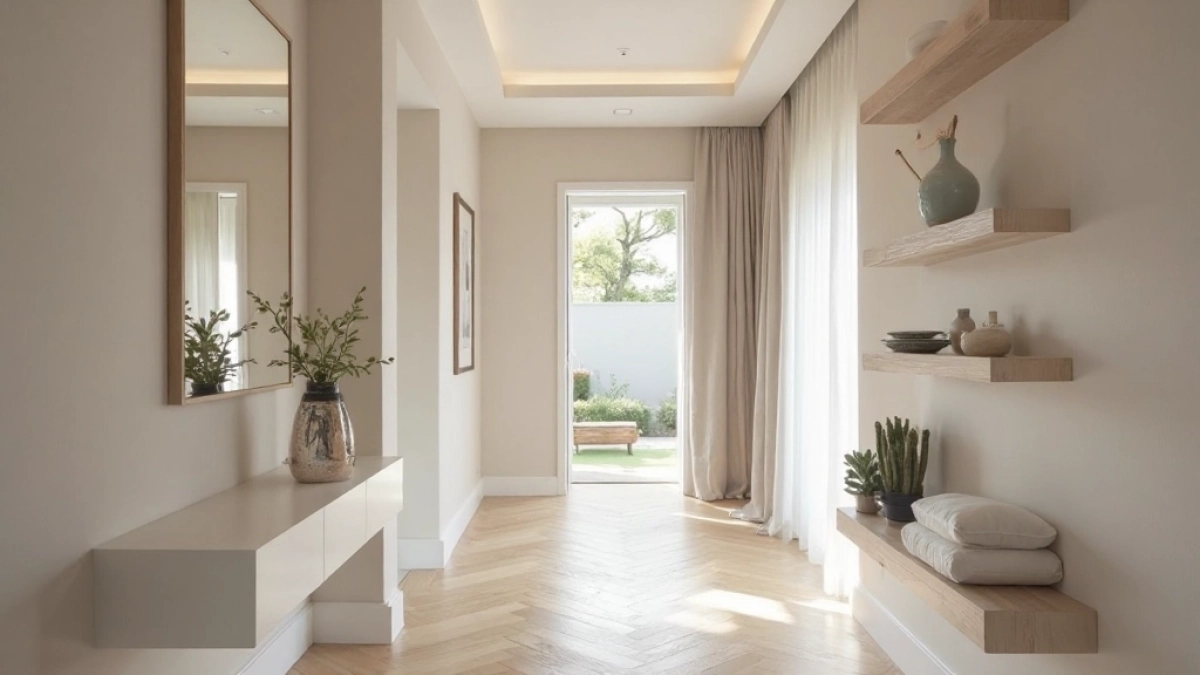 długi przedpokój inspiracje