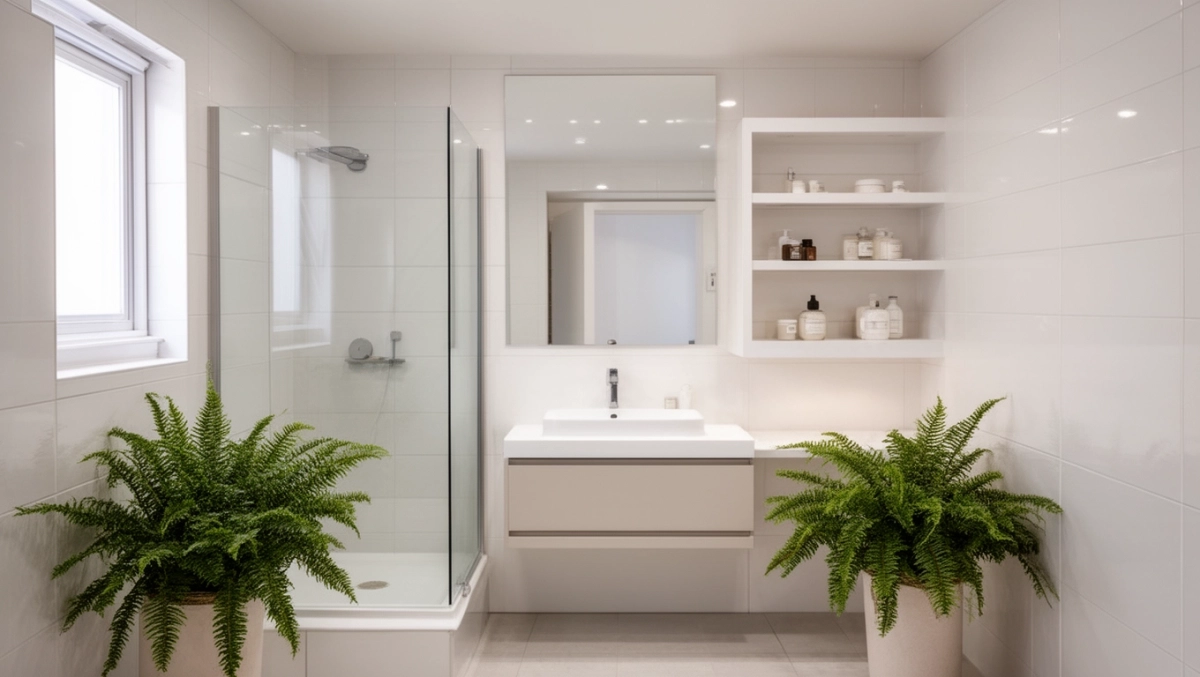 inspiracje małych łazienek