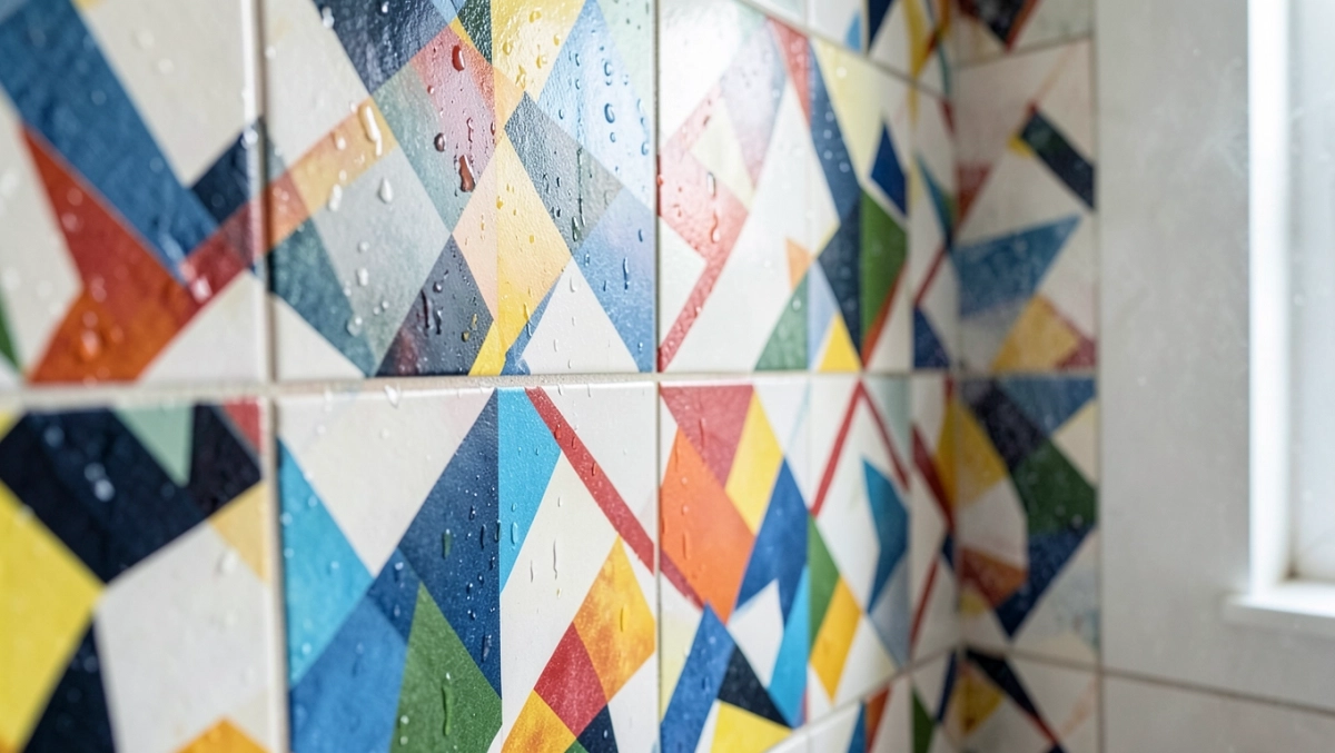 inspiracje tapeta do łazienki