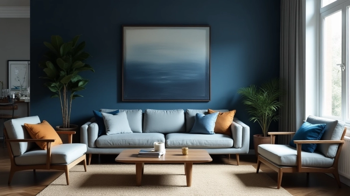 Jaki kolor pasuje do granatu w salonie