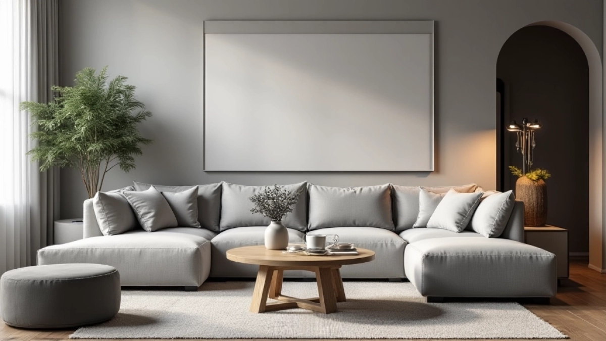 Jaki kolor pasuje do szarego w salonie