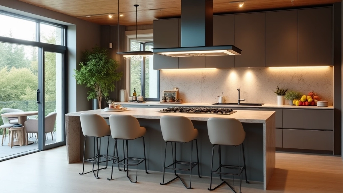 Jaki okap do kuchni otwartej na salon