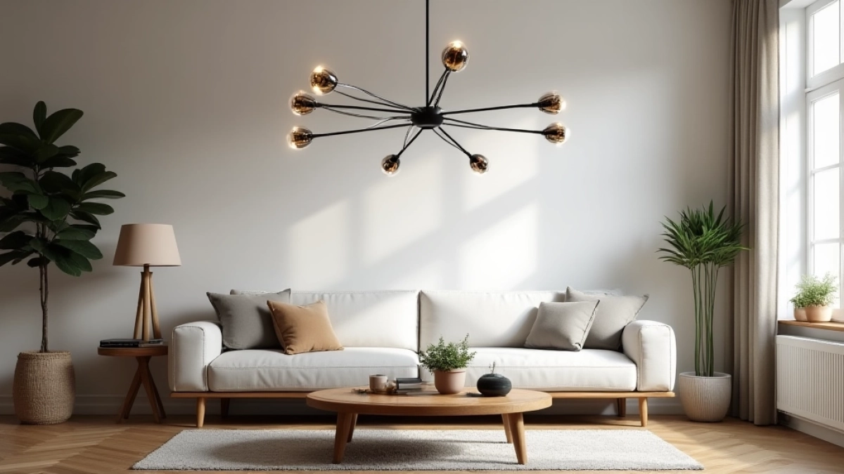 Jaki żyrandol do salonu w stylu skandynawskim