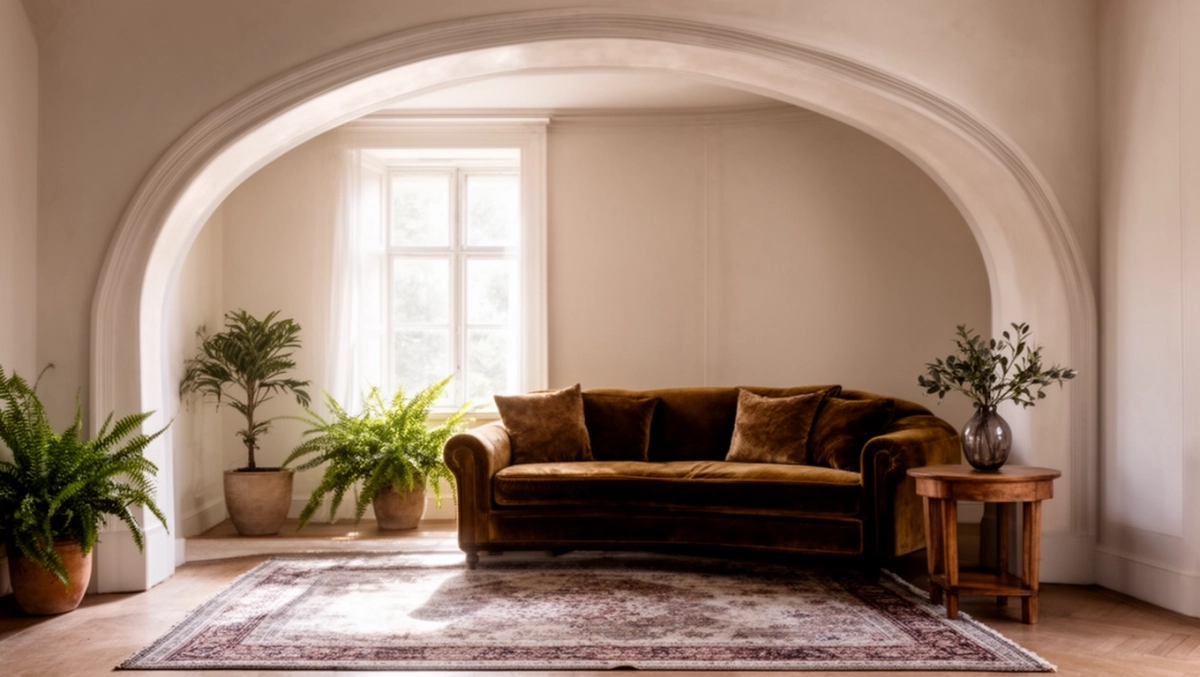 łuk w salonie inspiracje