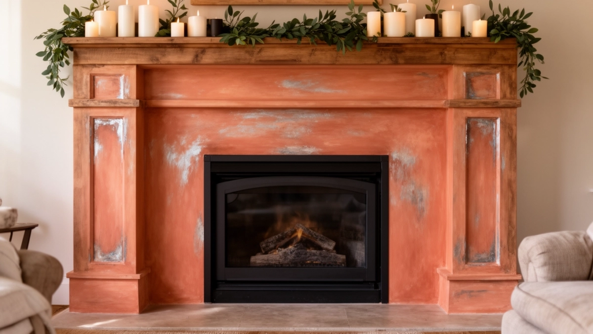 malowanie kominka inspiracje