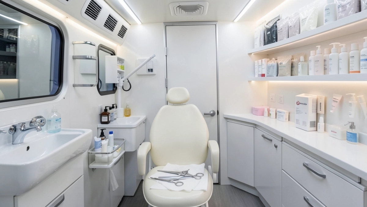 Mobilny salon kosmetyczny a sanepid