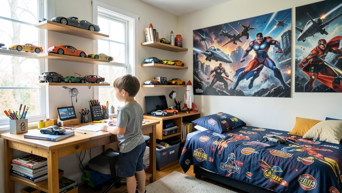 pokój dla chłopca 10 lat inspiracje