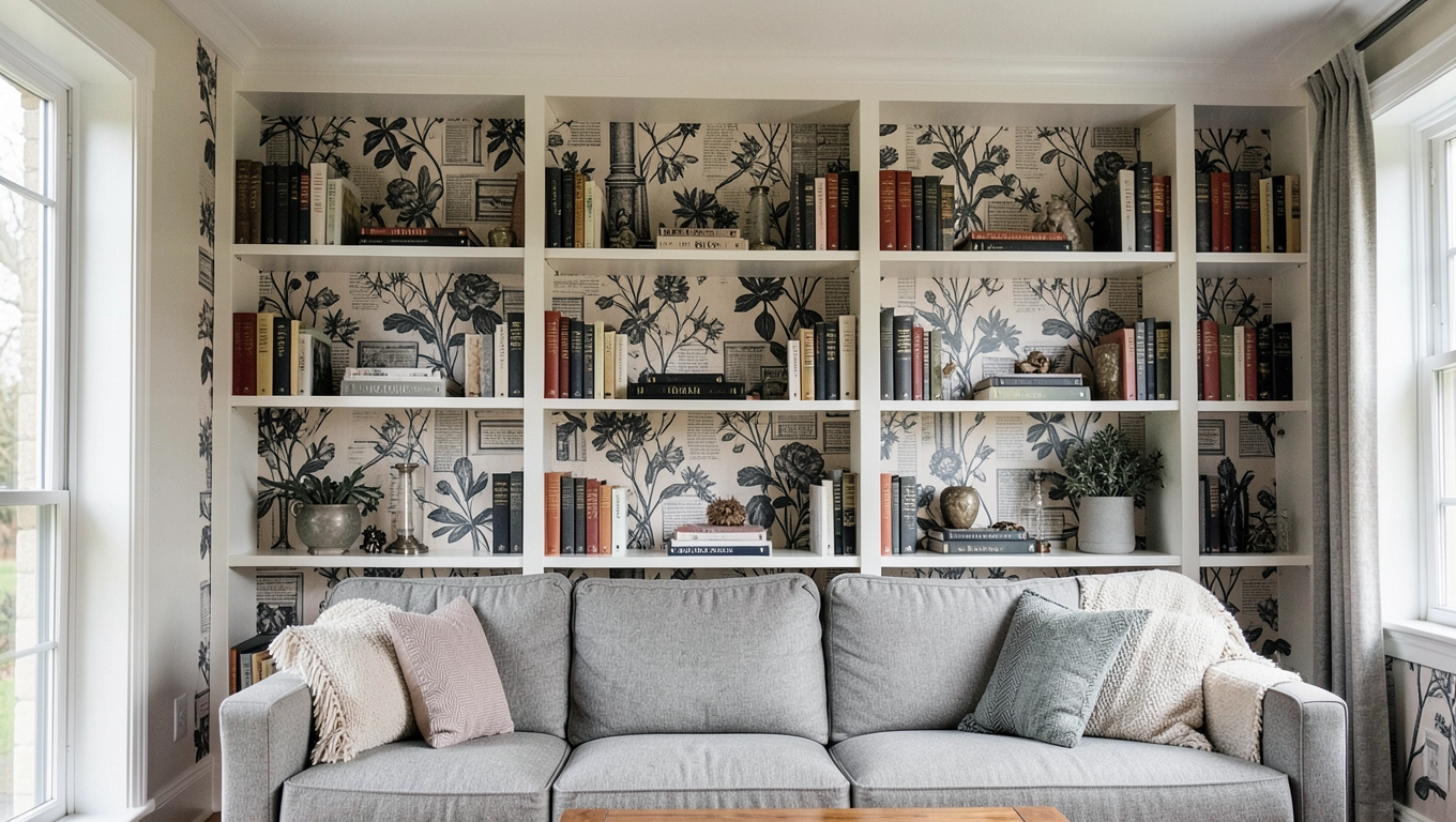 Pomysły na tapetę w salonie na jednej ścianie