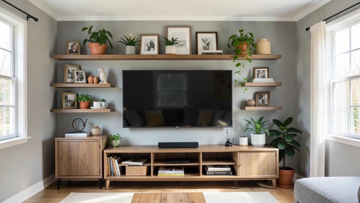 ściana rtv inspiracje