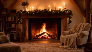 aranżacja kominka w salonie inspiracje