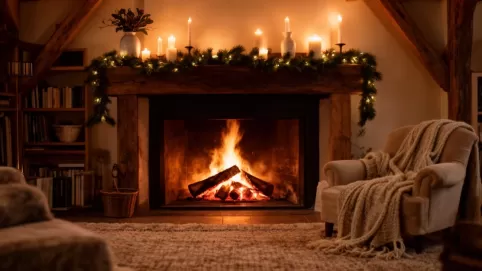 aranżacja kominka w salonie inspiracje