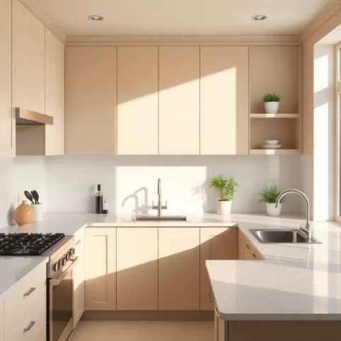 Beżowa Kuchnia Inspiracje