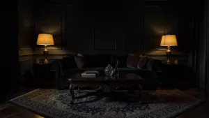 Ciemny salon inspiracje