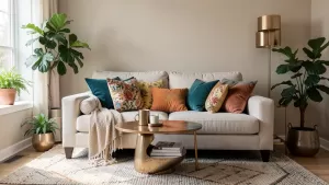 Jak ożywić beżowy salon