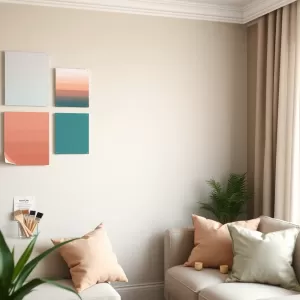 jak pomalować salon  inspiracje