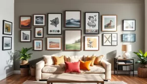 Jak powiesić obrazy na ścianie inspiracje