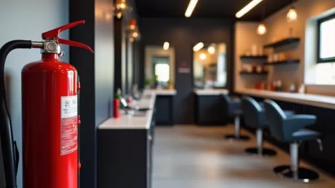 Jaka gaśnica do salonu fryzjerskiego