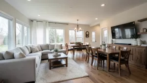 Jaka wielkość salonu z jadalnią