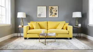 Jaki kolor do żółtego w salonie