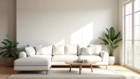 Jaki kolor ścian do białych mebli w salonie