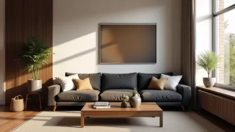 Jaki kolor ścian do mebli wenge w salonie