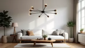 Jaki żyrandol do salonu w stylu skandynawskim