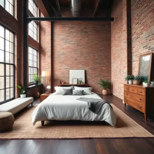 Loftowa Sypialnia Inspiracje