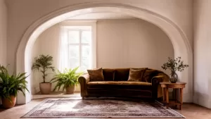 łuk w salonie inspiracje