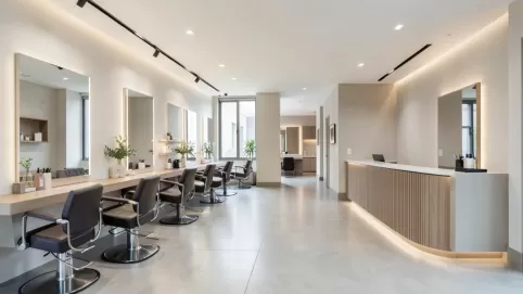 Projekt salonu fryzjerskiego