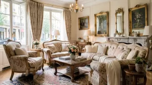 Salon w stylu francuskim inspiracje