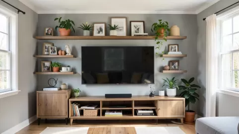 ściana rtv inspiracje