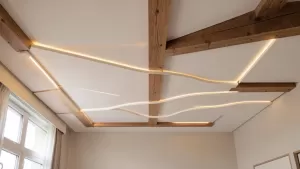 Sufit podwieszany salon inspiracje