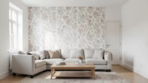 Tapeta na jednej ścianie inspiracje