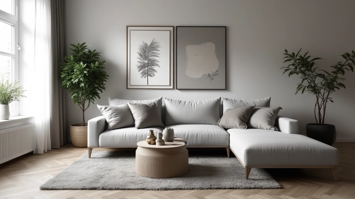 Szary salon  jakie dodatki