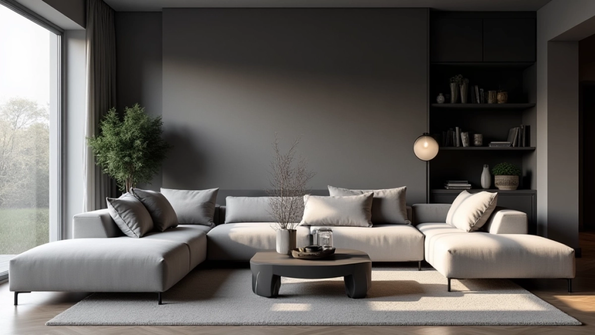 szary salon jakie meble